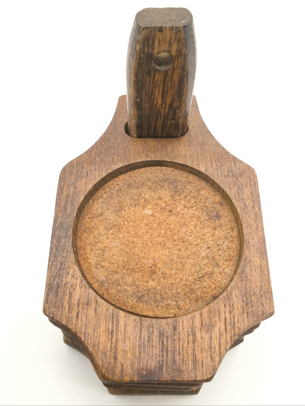 MCM Wood & Cork Stacking Coasters - Set of 6 - Made in Japan